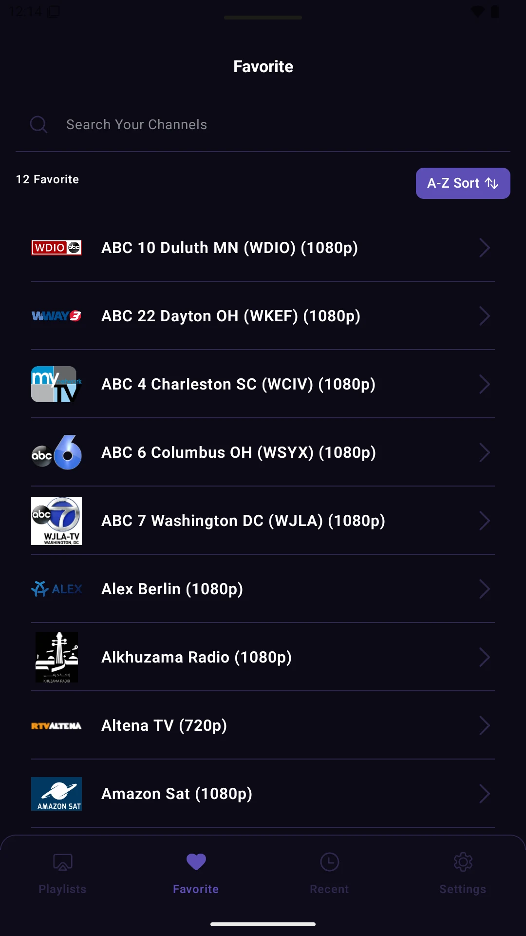 Nova IPTV Player screenshot
